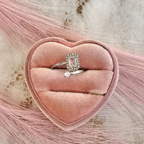 Anello diamond square