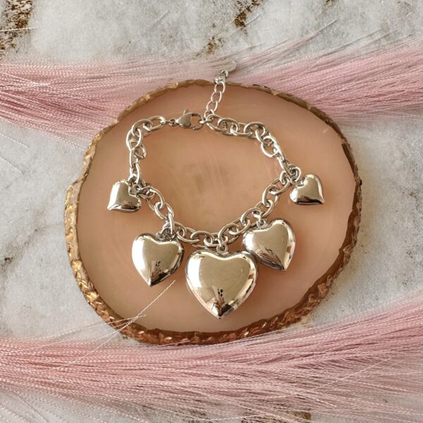Bracciale cuori sonaglio
